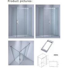 8mm / 10mm Espessura de vidro Cabine de duche retangular / Porta de vidro simples (Kw04)